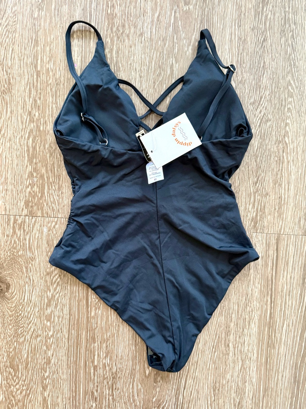 Dippin’ Daisy’s Bliss One-Piece Black Swimsuit Size M NWT - Picture 3 of 6